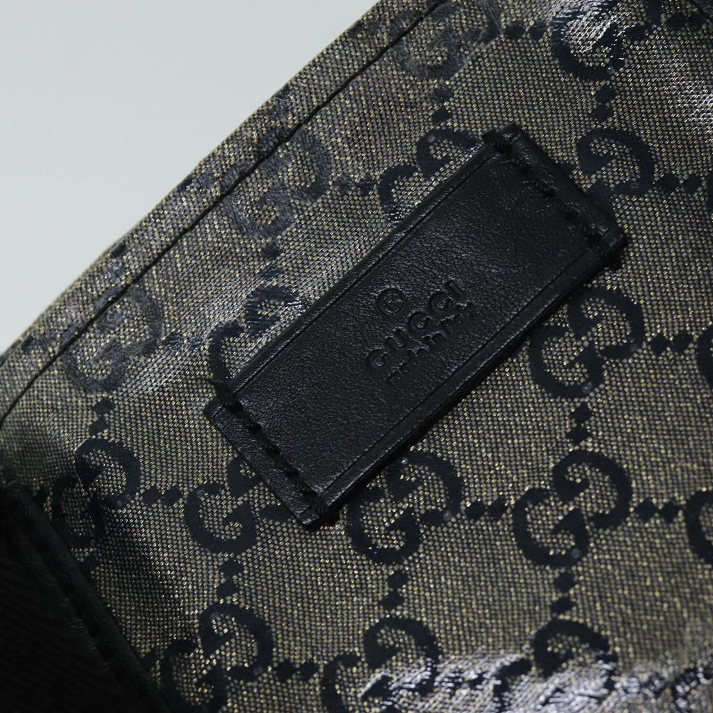 GUCCI GG Crystal Tote Bag Silver 131230 75983