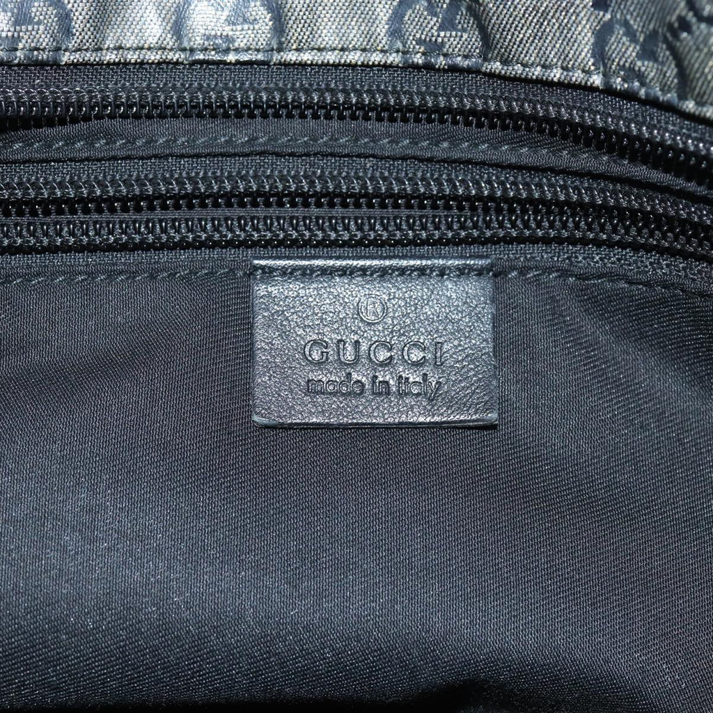 GUCCI GG Crystal Tote Bag Silver 131230 75983