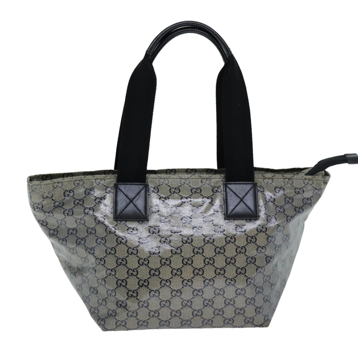 GUCCI GG Crystal Tote Bag Silver 131230 75983