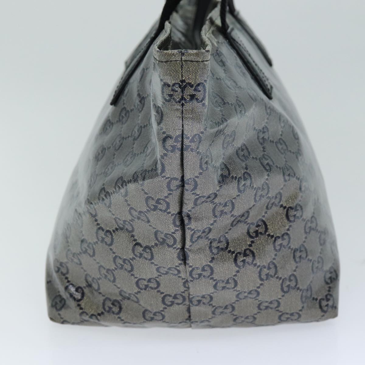 GUCCI GG Crystal Tote Bag Silver 131230 75983