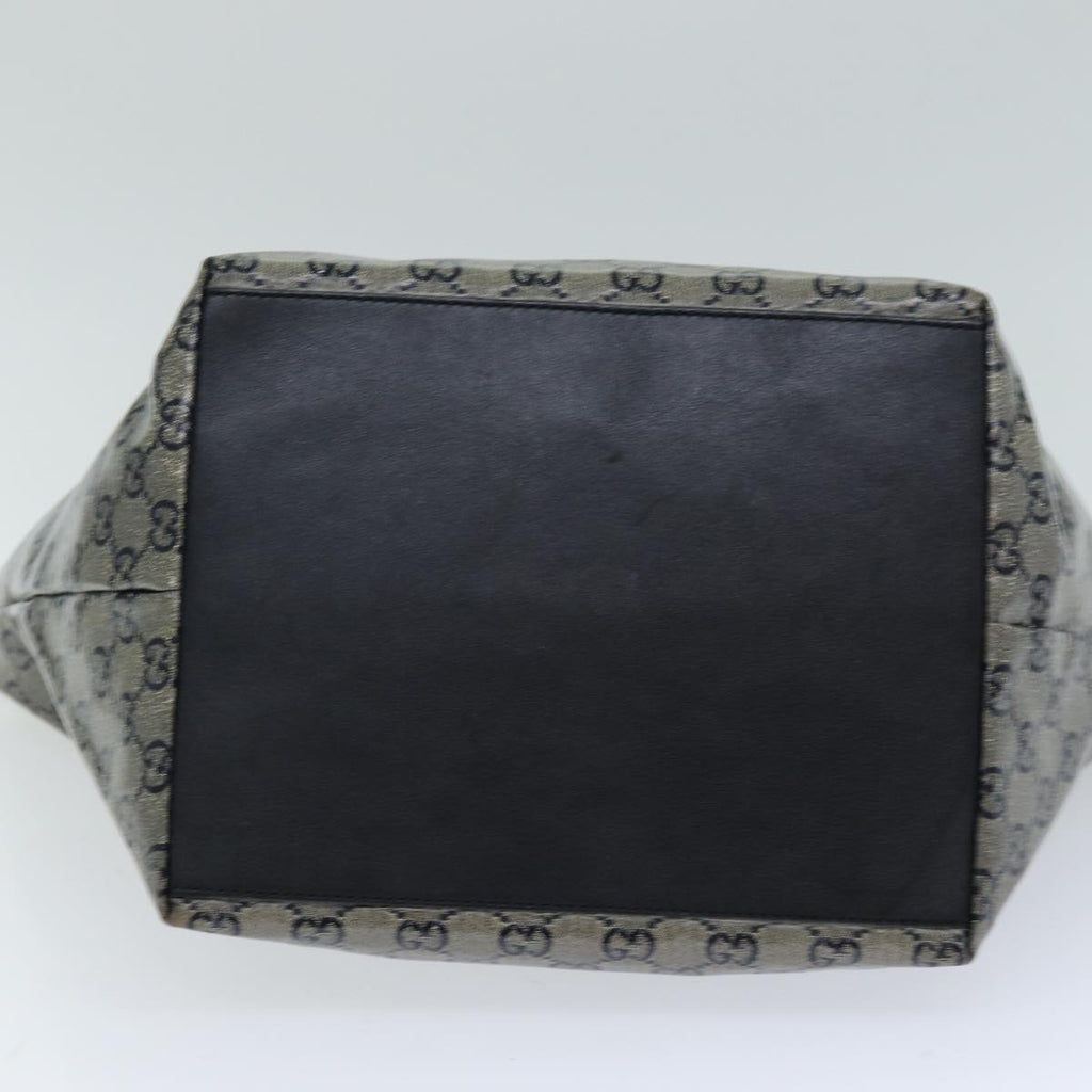 GUCCI GG Crystal Tote Bag Silver 131230 75983