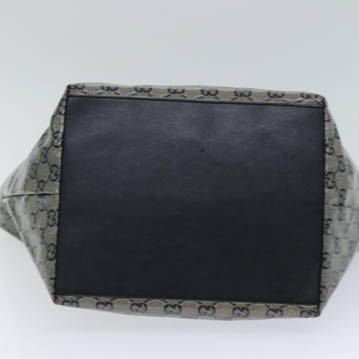 GUCCI GG Crystal Tote Bag Silver 131230 75983