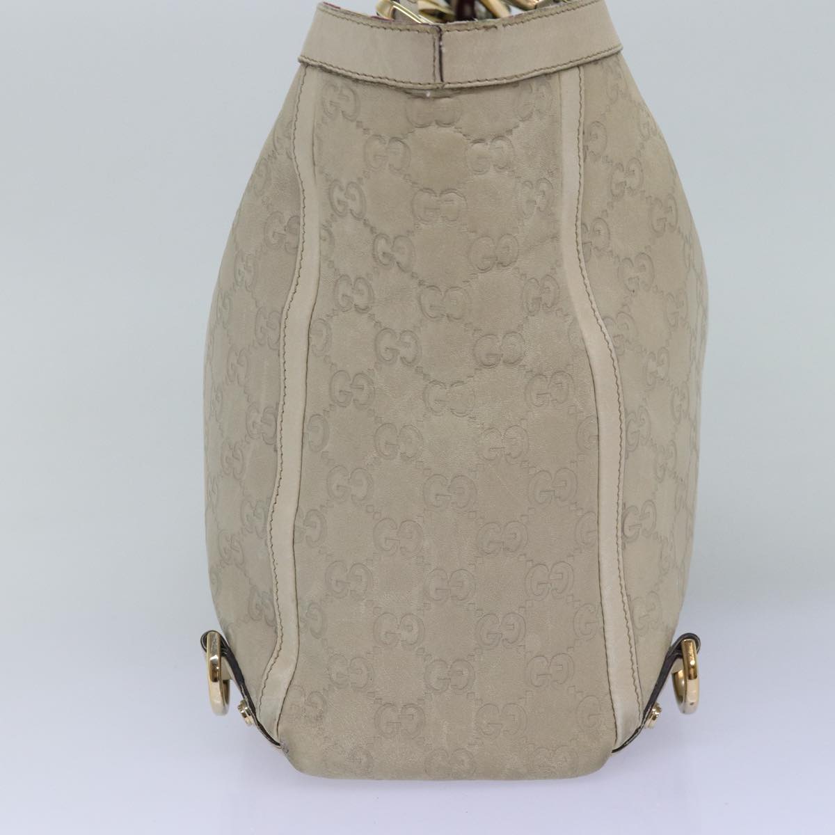 GUCCI GG Canvas Guccissima Tote Bag Beige 141472 75985