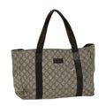 GUCCI GG Supreme Tote Bag PVC Beige 141624 75986