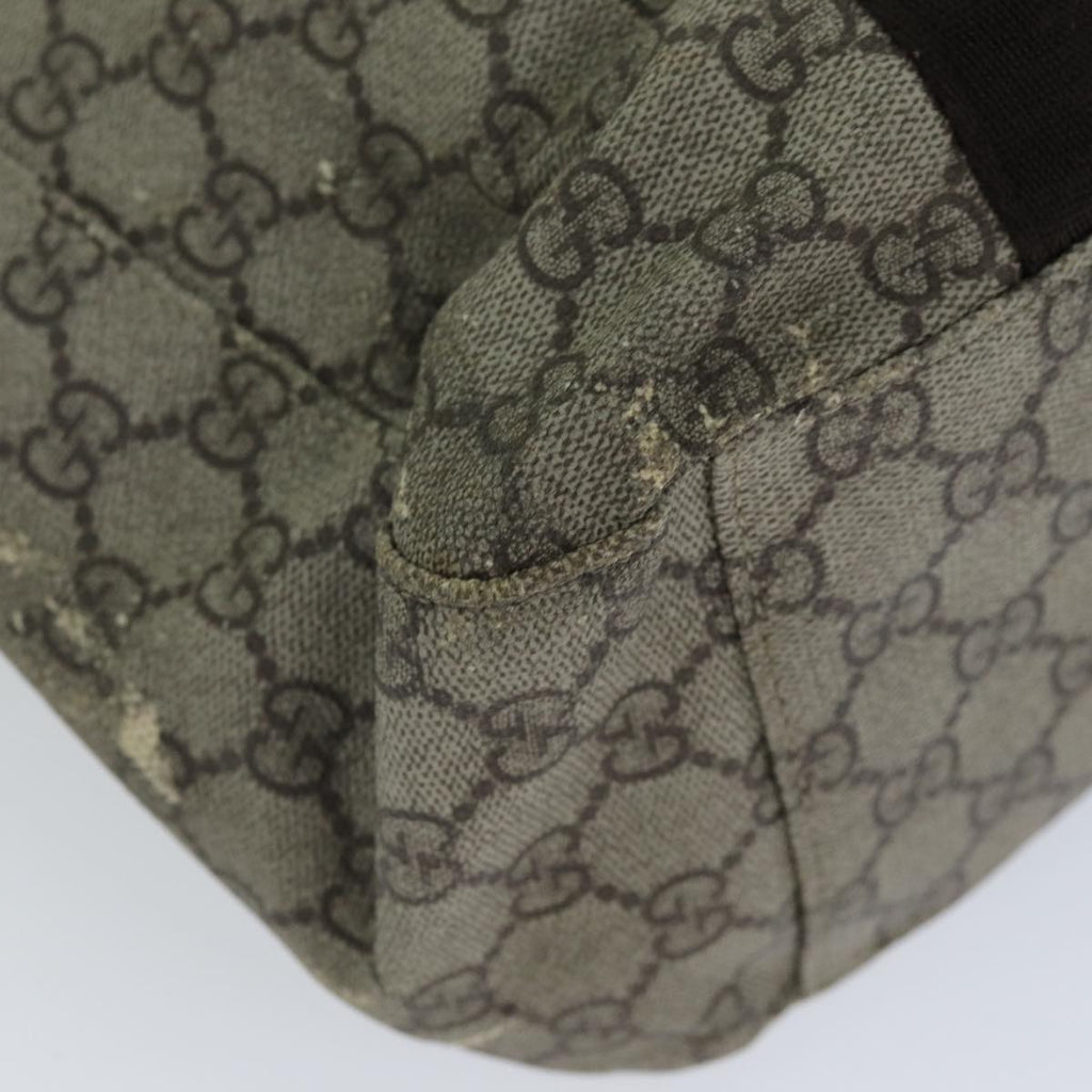 GUCCI GG Supreme Tote Bag PVC Beige 141624 75986