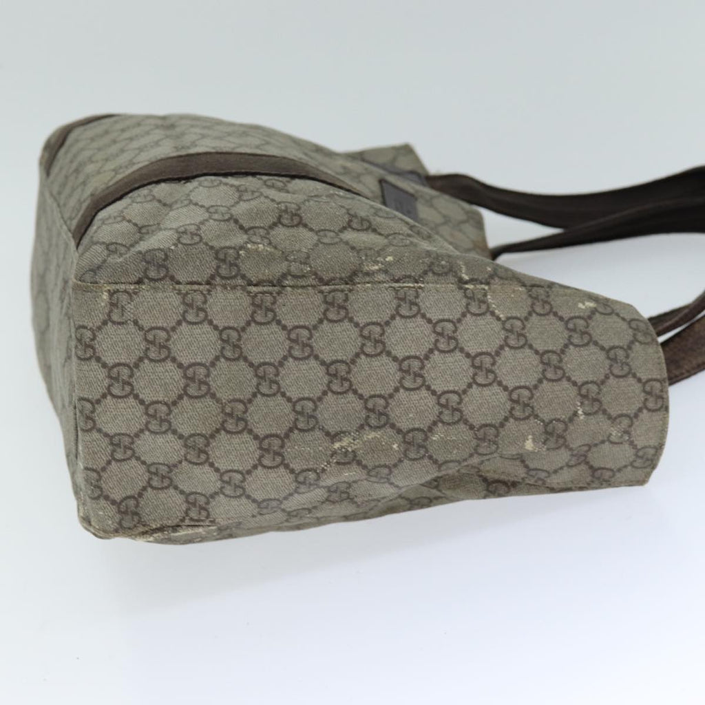 GUCCI GG Supreme Tote Bag PVC Beige 141624 75986