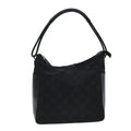GUCCI GG Canvas Shoulder Bag Black 001 3766 75988