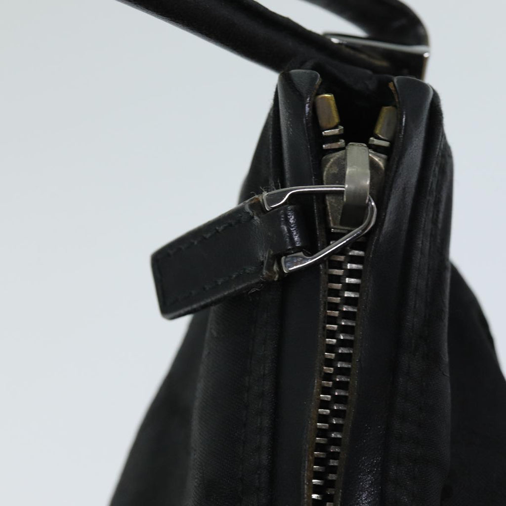 GUCCI GG Canvas Shoulder Bag Black 001 3766 75988