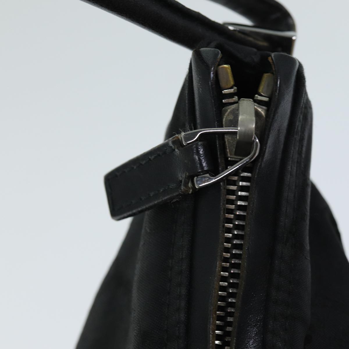 GUCCI GG Canvas Shoulder Bag Black 001 3766 75988
