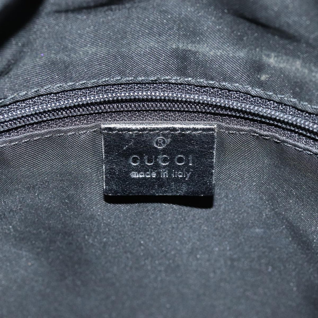GUCCI GG Canvas Shoulder Bag Black 001 3766 75988