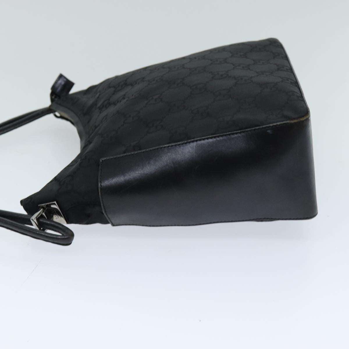 GUCCI GG Canvas Shoulder Bag Black 001 3766 75988