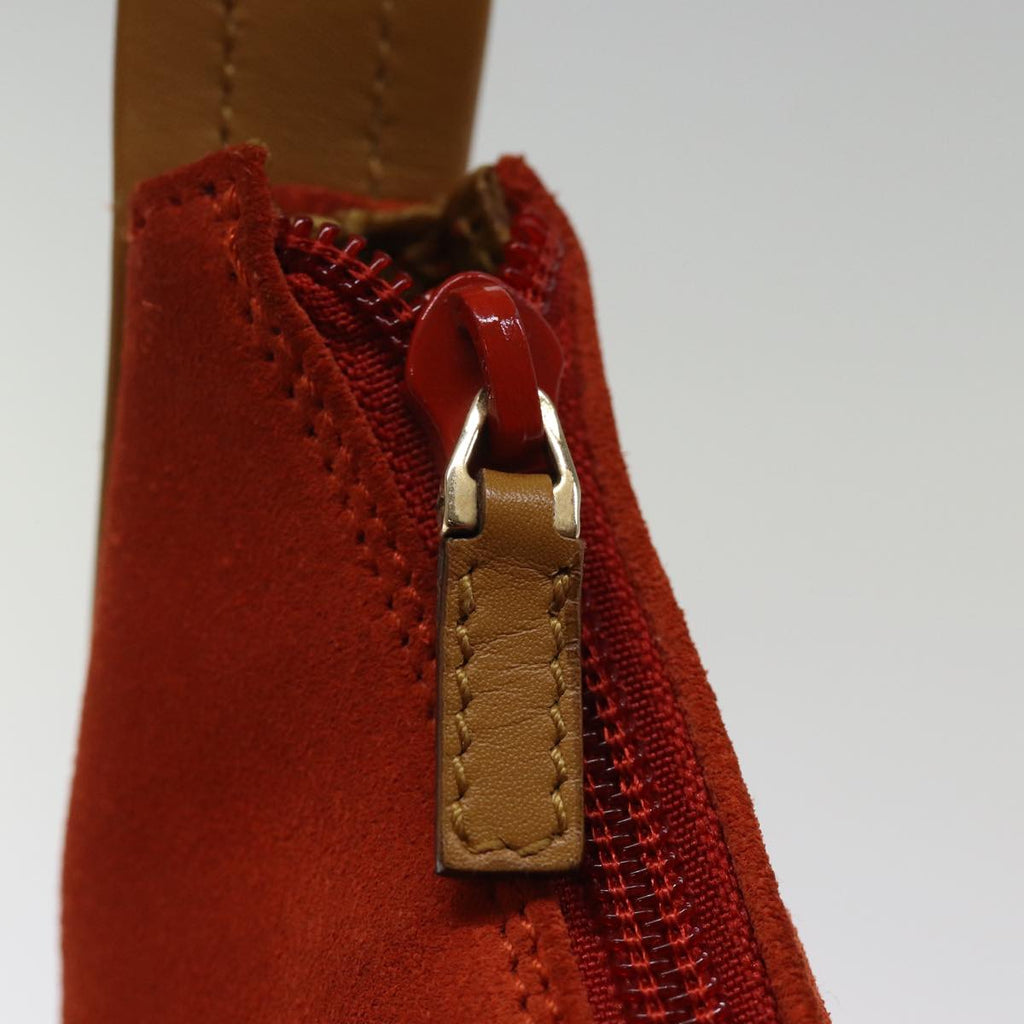 GUCCI Shoulder Bag Suede Orange 001 3386 75992