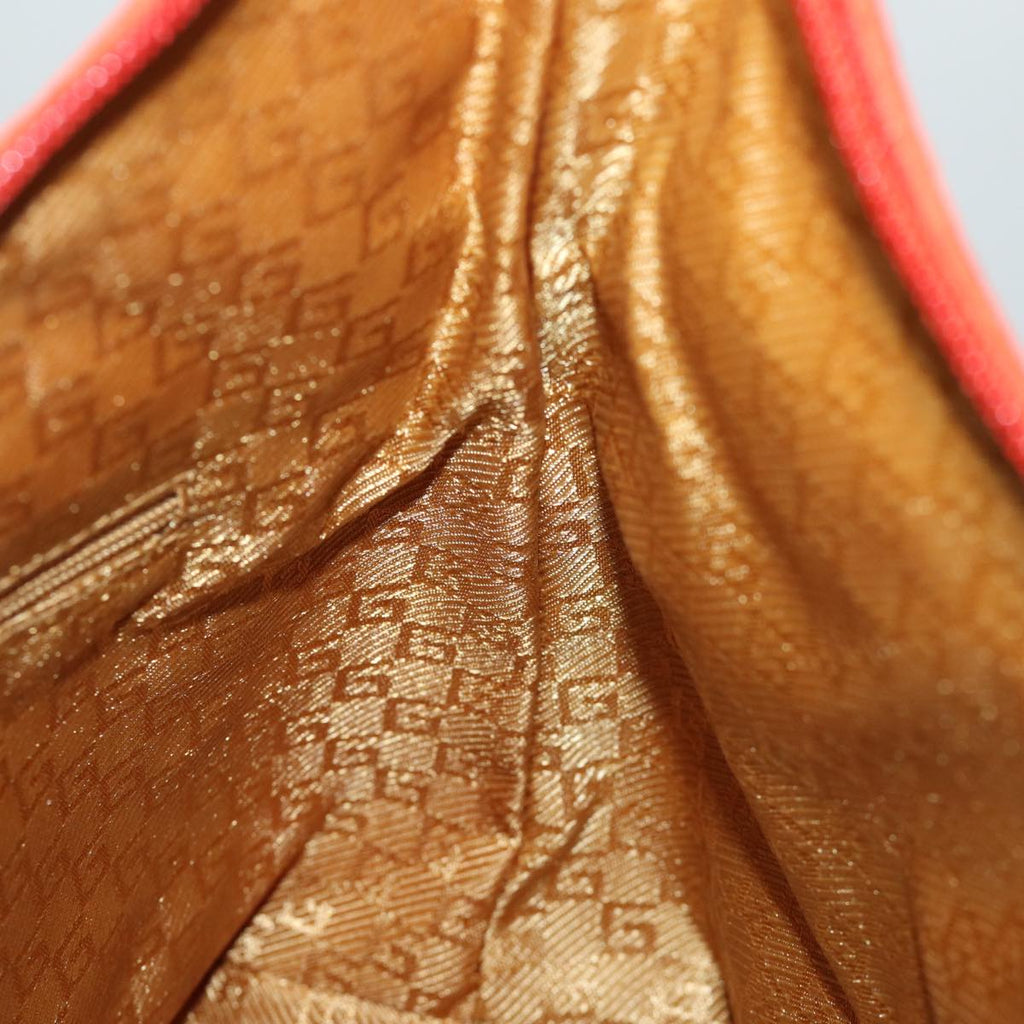 GUCCI Shoulder Bag Suede Orange 001 3386 75992