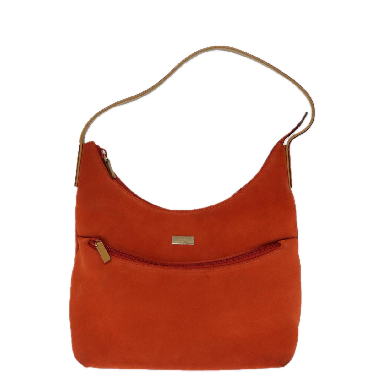 GUCCI Shoulder Bag Suede Orange 001 3386 75992