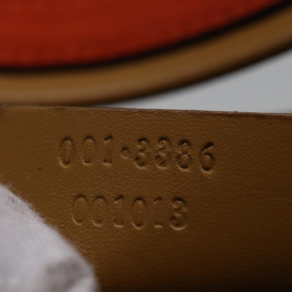 GUCCI Shoulder Bag Suede Orange 001 3386 75992