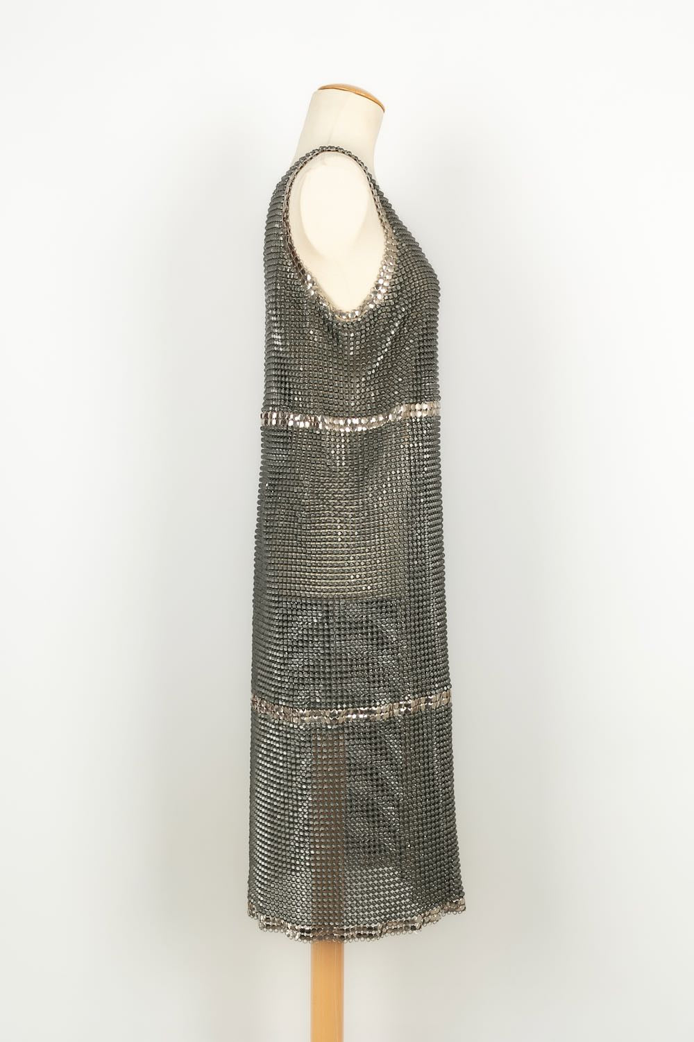 Manteau en maille Paco Rabanne