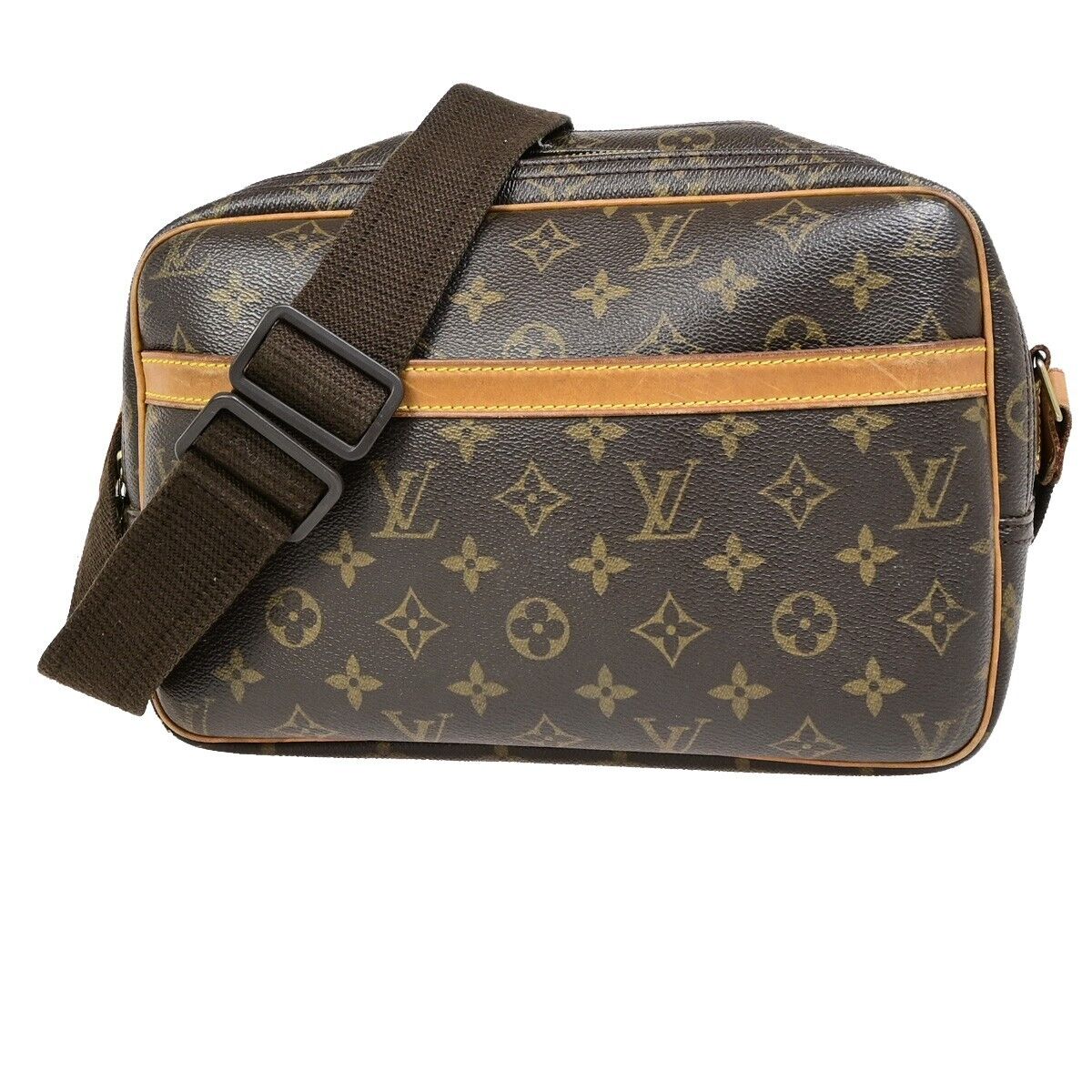 Louis Vuitton Reporter Pm  Canvas Shoulder Bag