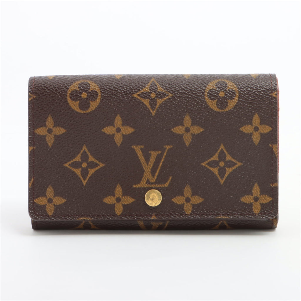 Louis Vuitton Monogram Portefolio Tresor M61736 Compact Wallet