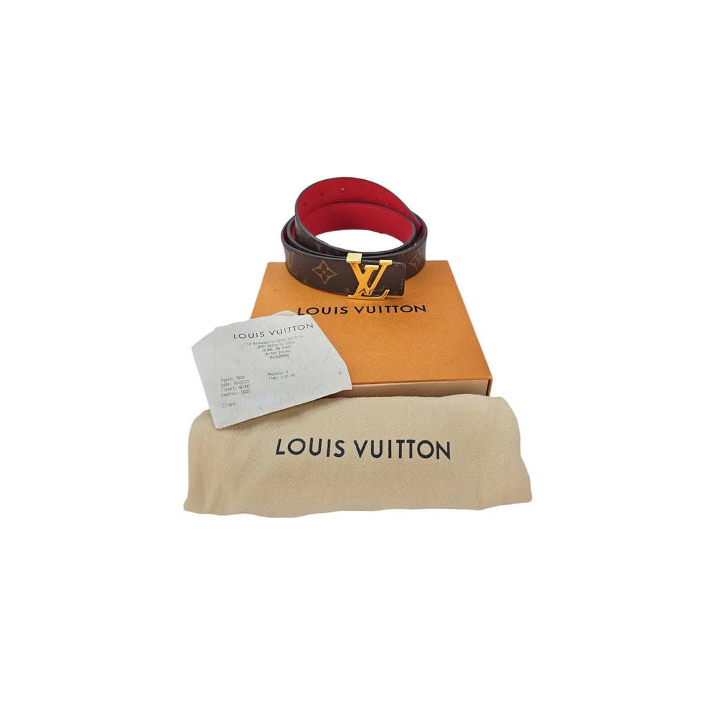 Louis Vuitton LV Initiales Monogram 30mm Belt