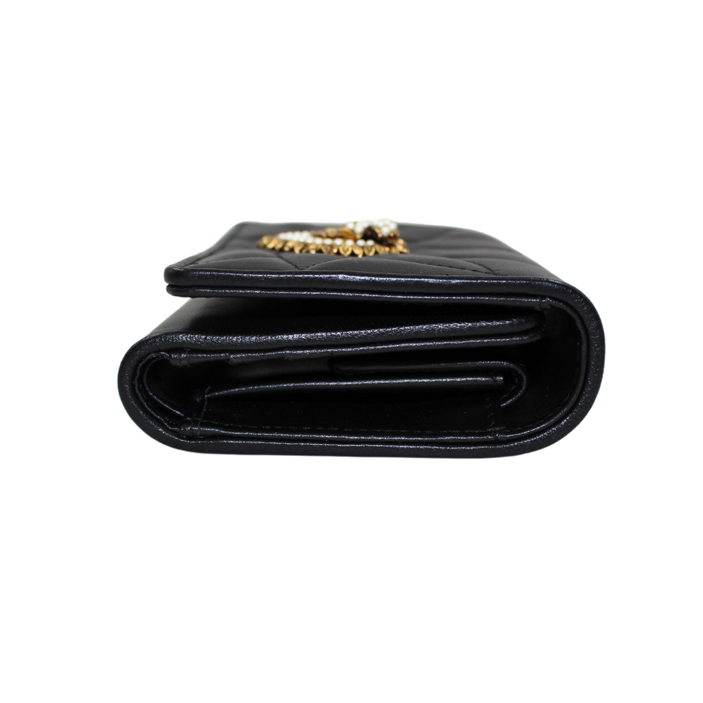 Dolce & Gabbana Wallet Black Leather Devotion