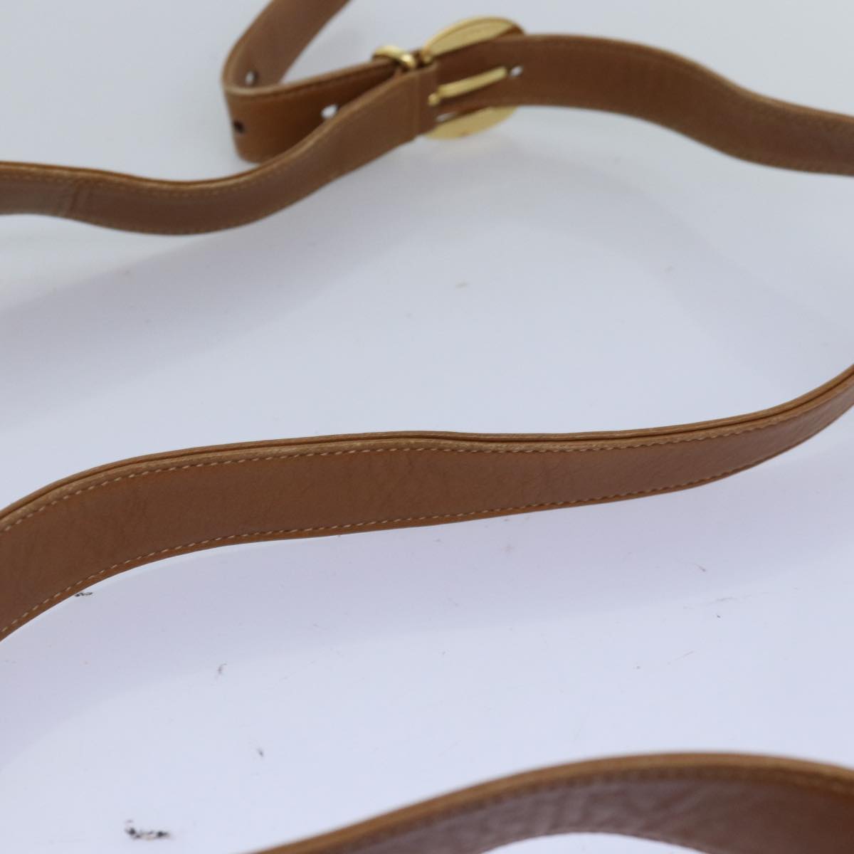 GUCCI Shoulder Bag Leather Beige 76092