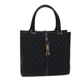 GUCCI Jackie GG Canvas Hand Bag Black 002 1065 76094