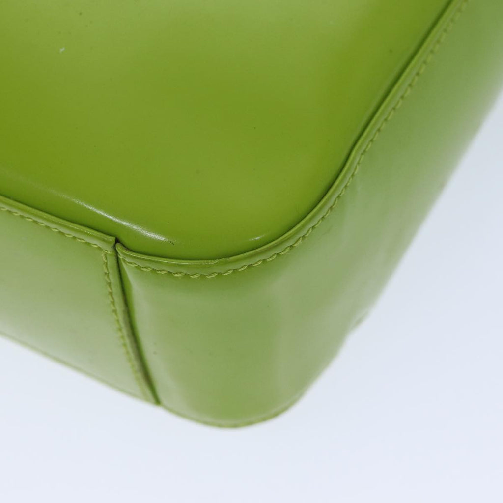 GUCCI Shoulder Bag Patent leather Green 000 1013 0506 76096