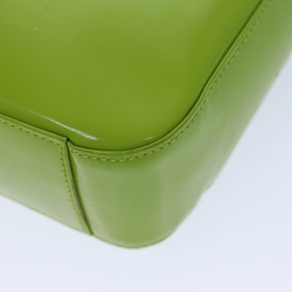GUCCI Shoulder Bag Patent leather Green 000 1013 0506 76096