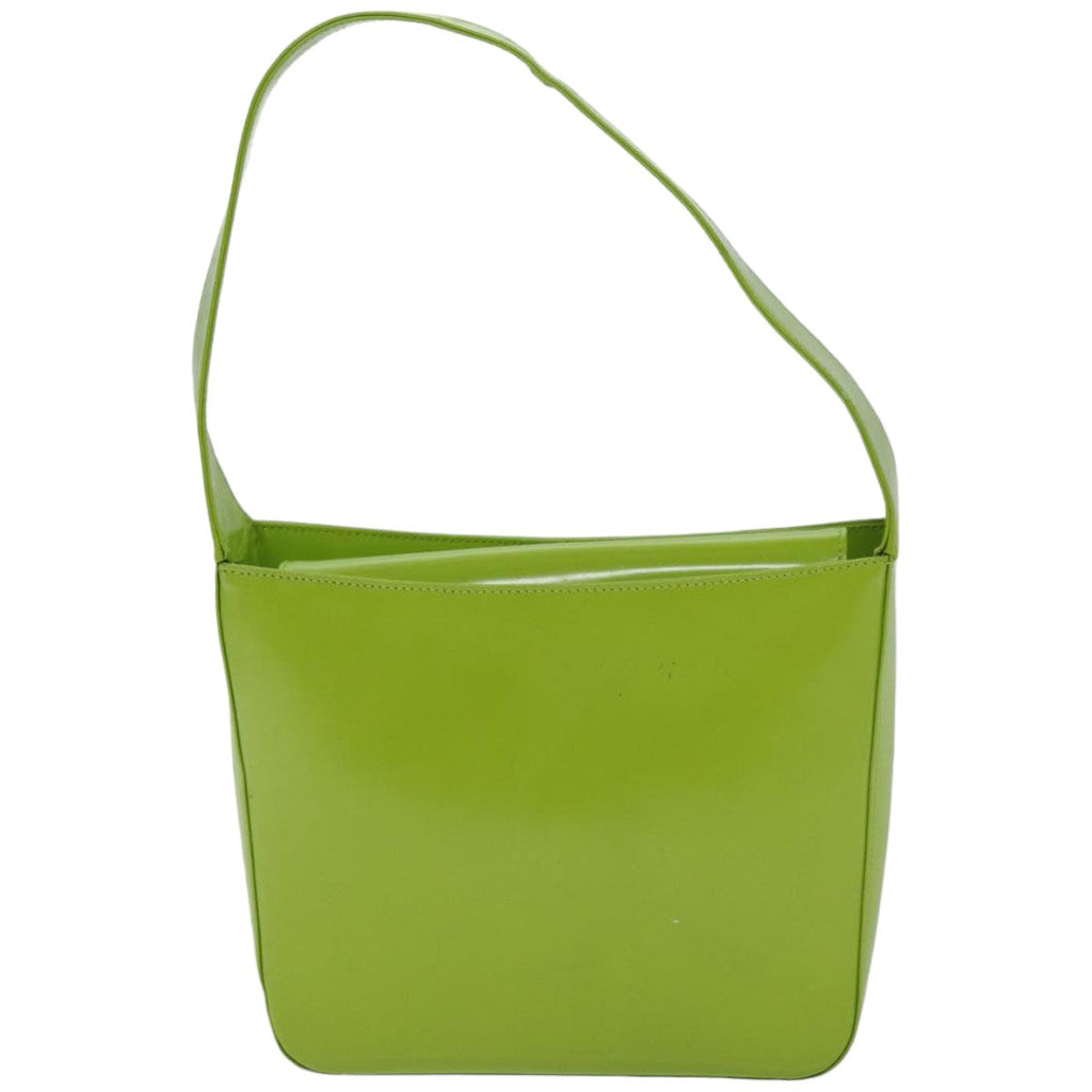 GUCCI Shoulder Bag Patent leather Green 000 1013 0506 76096