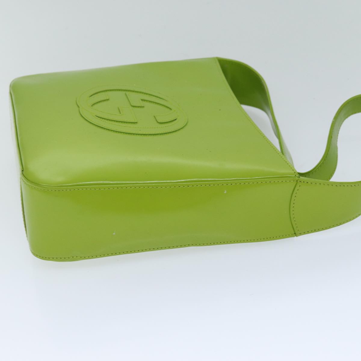 GUCCI Shoulder Bag Patent leather Green 000 1013 0506 76096