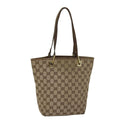 GUCCI GG Canvas Tote Bag Beige 002 1099 76107