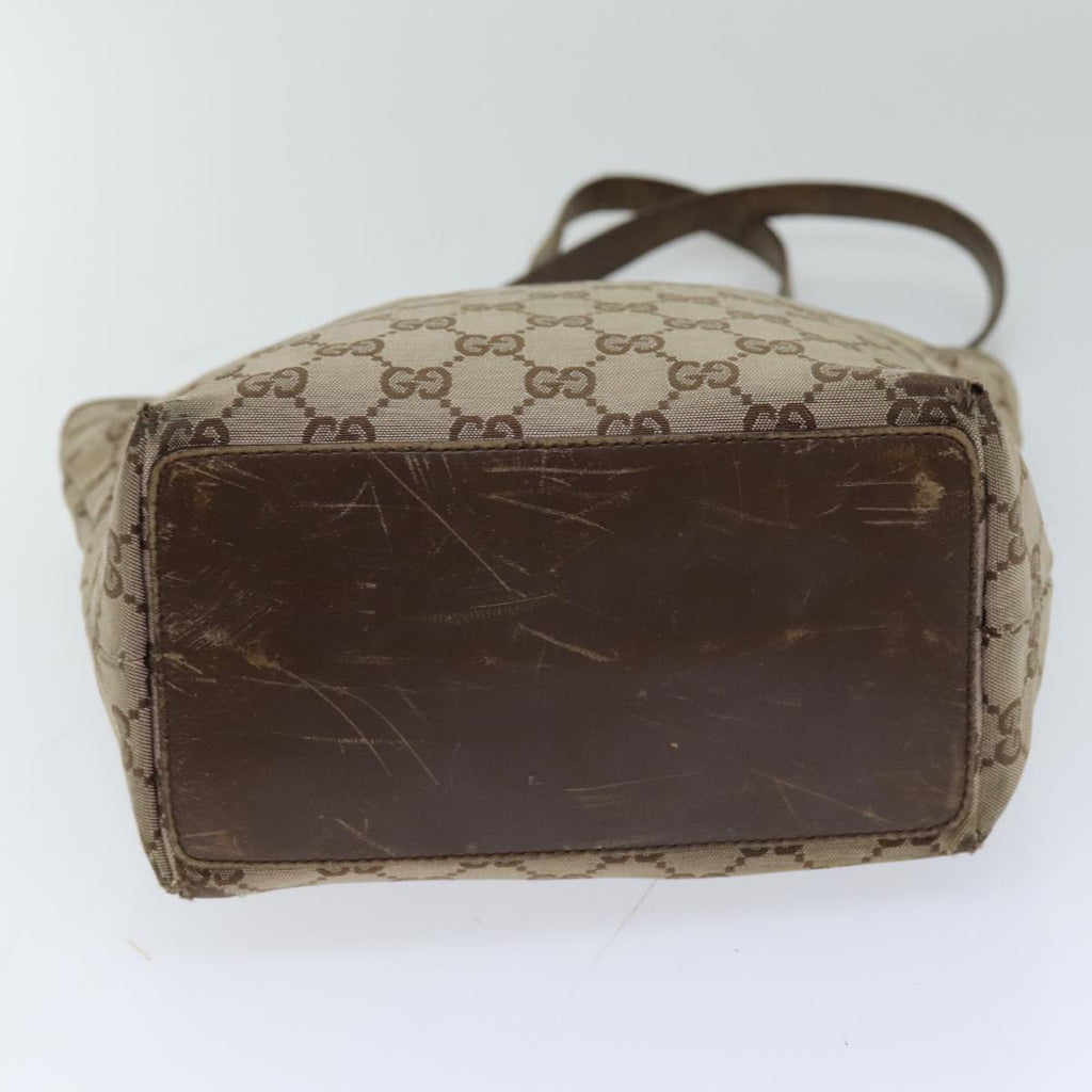 GUCCI GG Canvas Tote Bag Beige 002 1099 76107
