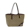 GUCCI GG Canvas Tote Bag Beige 169946 76110