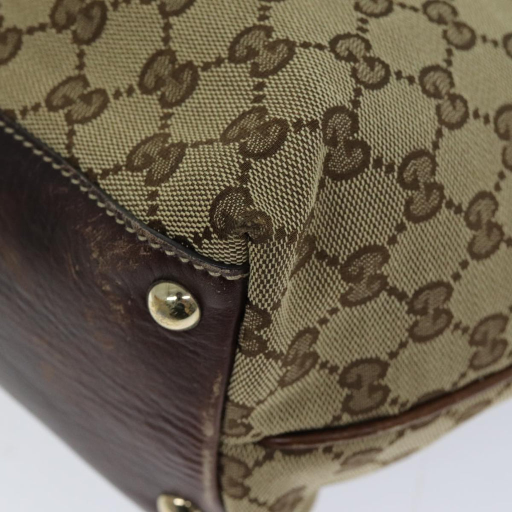 GUCCI GG Canvas Tote Bag Beige 169946 76110
