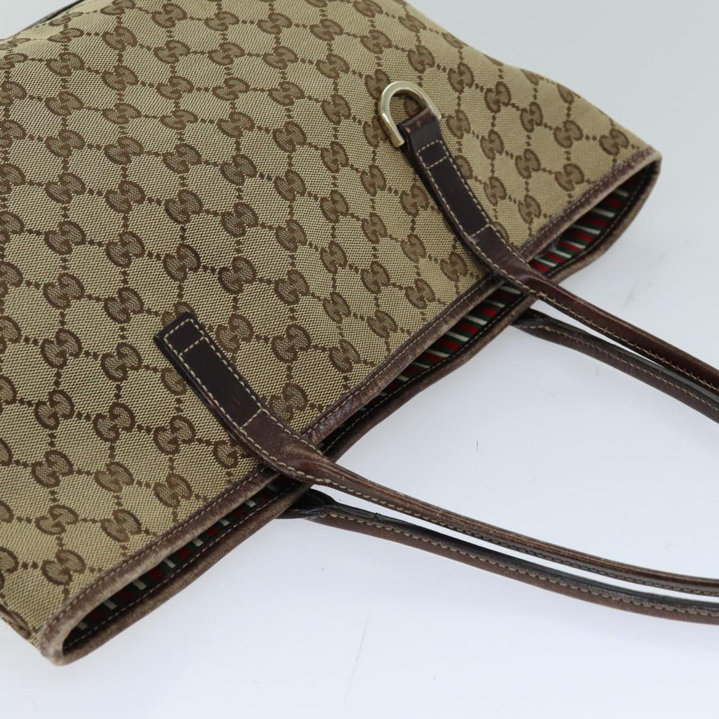GUCCI GG Canvas Tote Bag Beige 169946 76110
