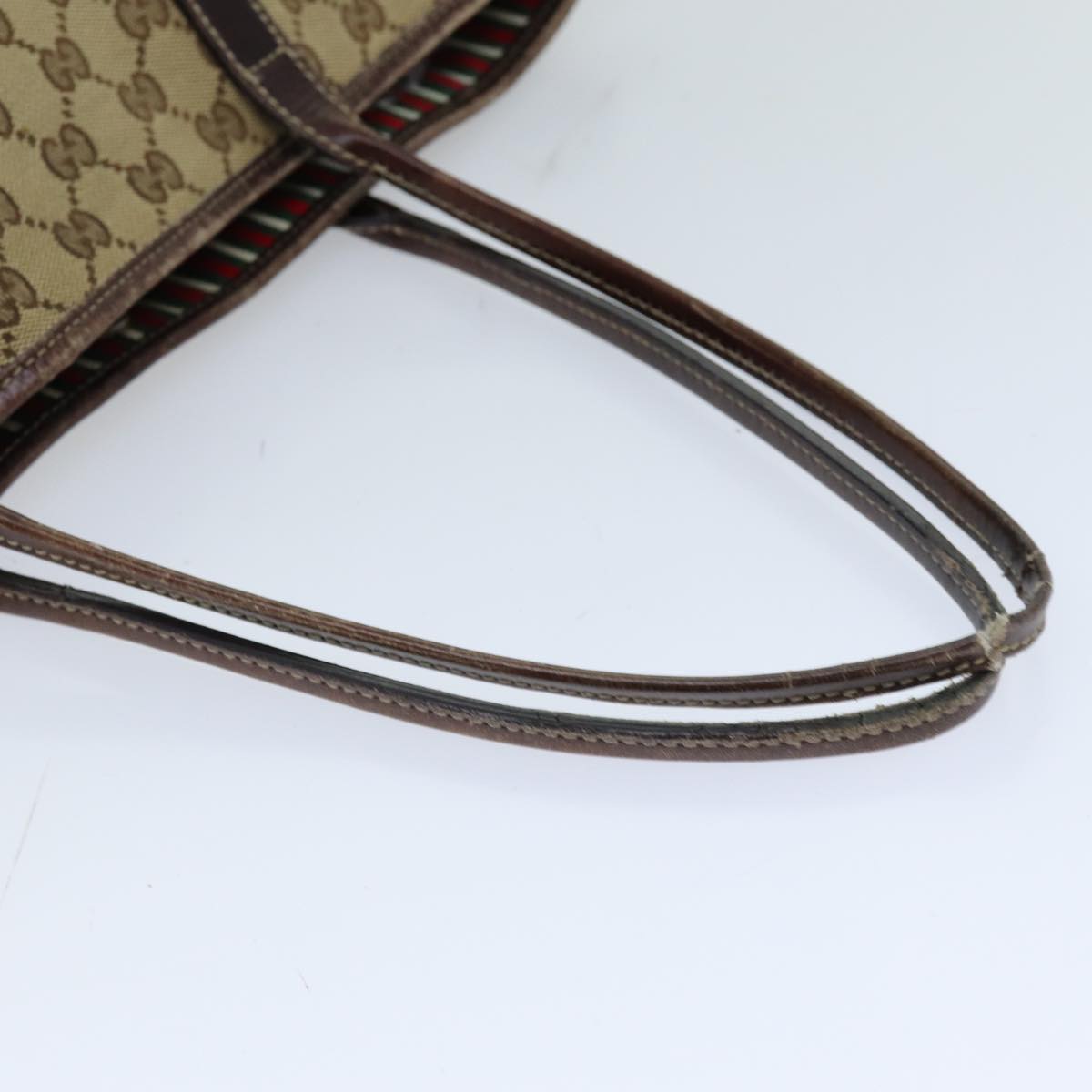 GUCCI GG Canvas Tote Bag Beige 169946 76110