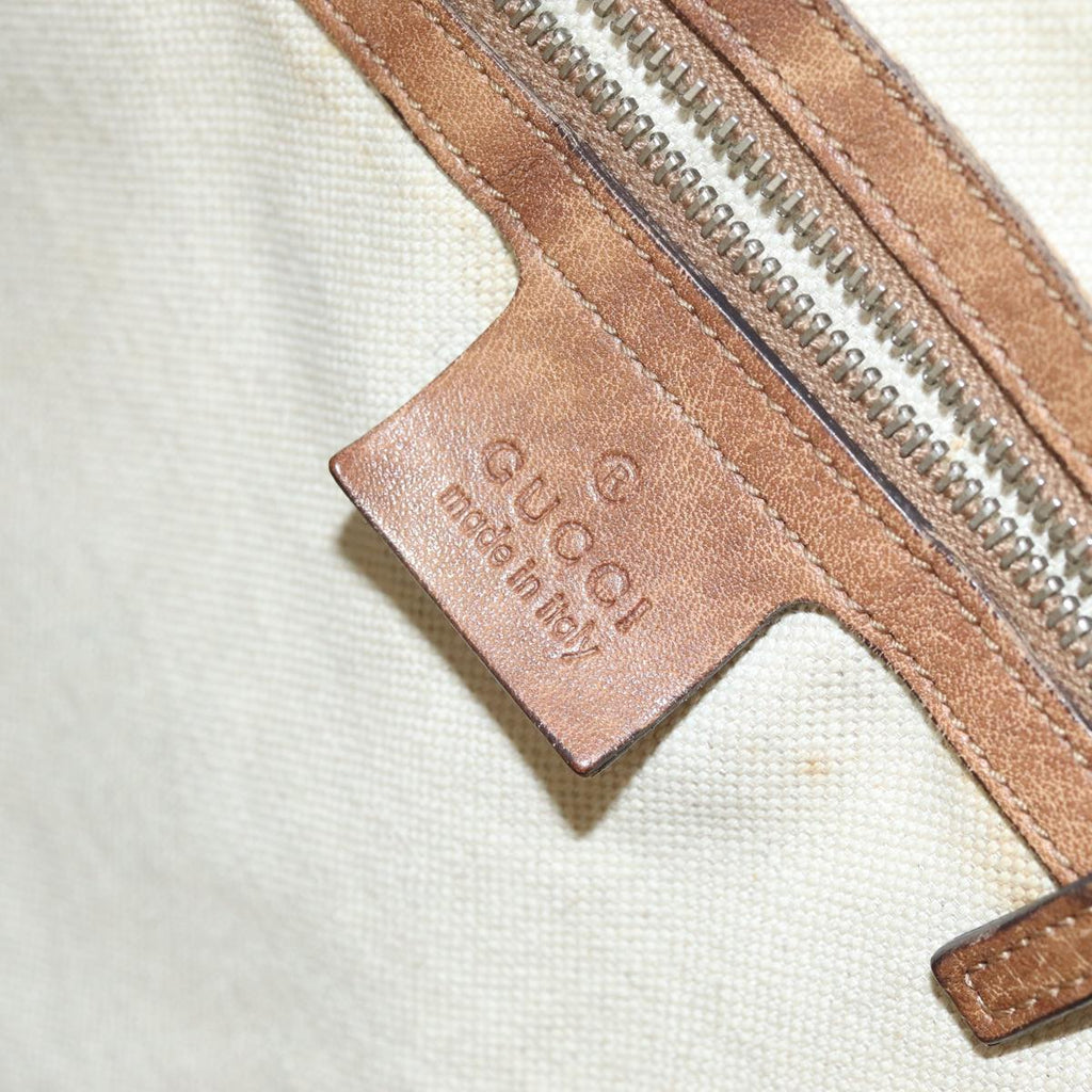 GUCCI GG Canvas Shoulder Bag Beige 326514 76112