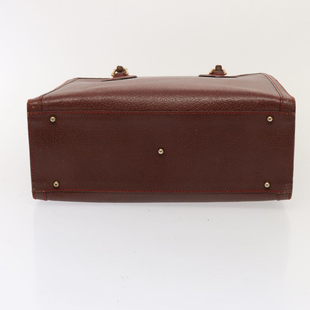 GUCCI Bamboo Tote Bag Leather Brown 002 2853 0260 0 76120