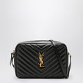 Saint Laurent Lou Black Quilted Leather Bag Women