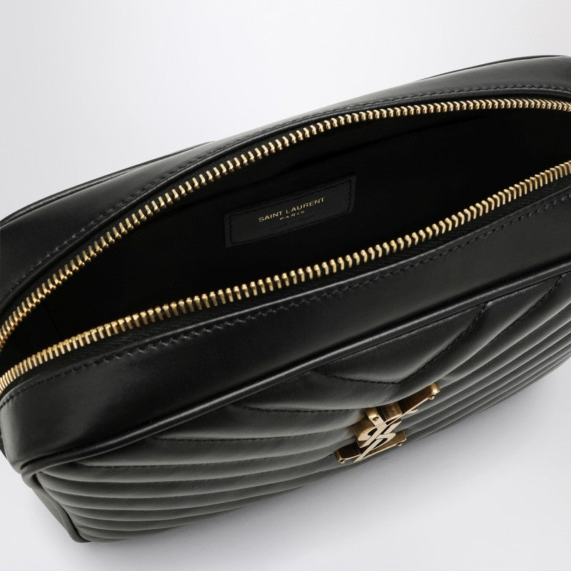 Saint Laurent Lou Black Quilted Leather Bag Women