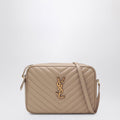 Saint Laurent Lou Beige Quilted Leather Bag Women