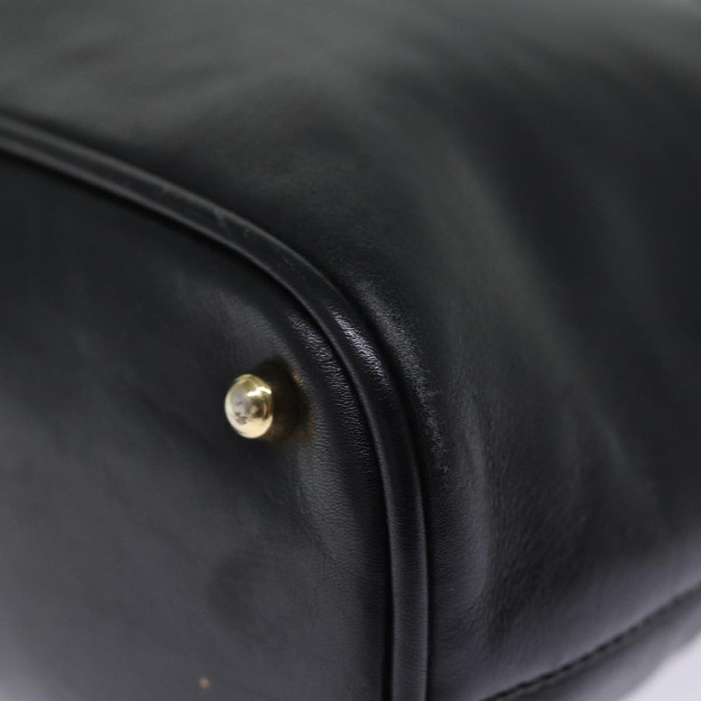 GUCCI Hand Bag Leather Black 000 1186 0289 76158