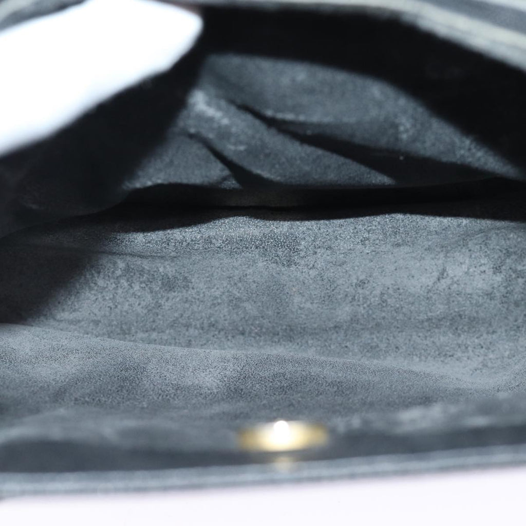 GUCCI Bamboo Hand Bag Suede Leather Black 002 1186 0260 76161