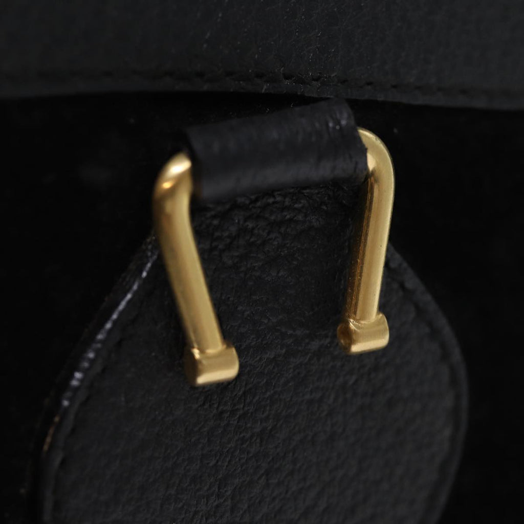 GUCCI Bamboo Hand Bag Suede Leather Black 002 1186 0260 76161