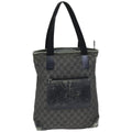 GUCCI GG Canvas Tote Bag Black 28892 76162