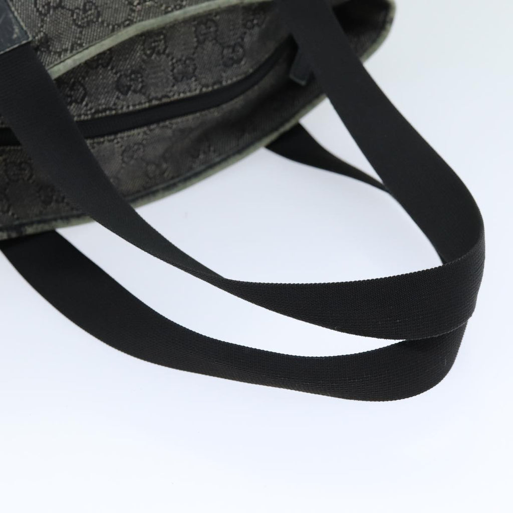 GUCCI GG Canvas Tote Bag Black 28892 76162