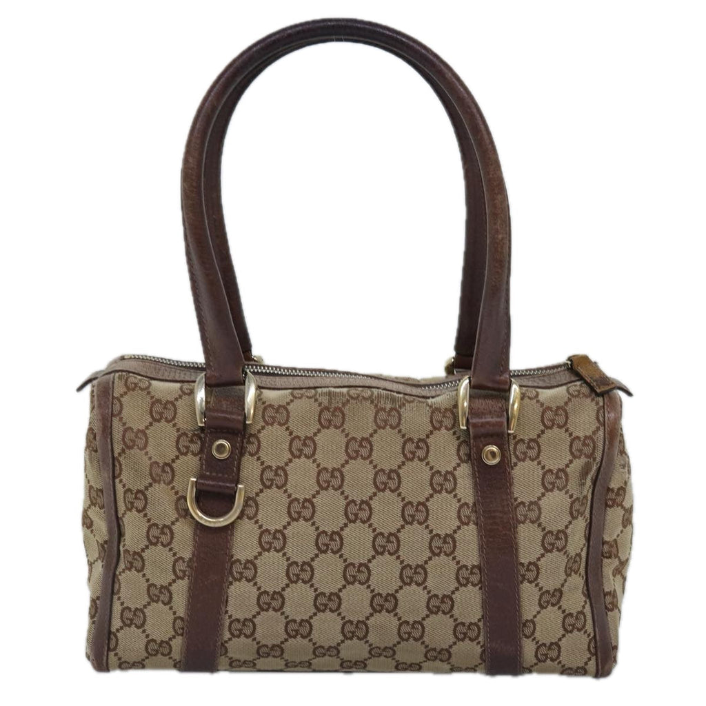 GUCCI GG Canvas Hand Bag Beige 130942 76164