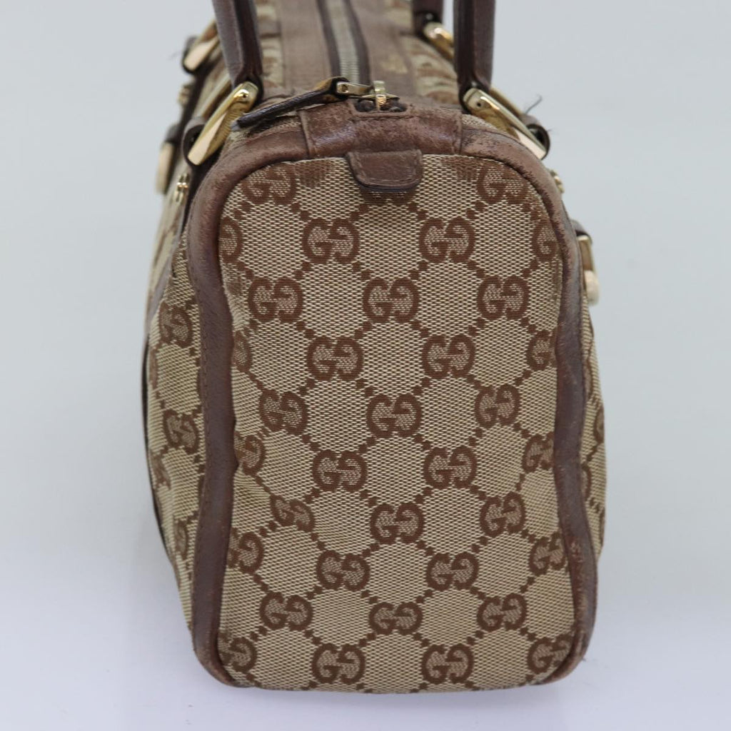 GUCCI GG Canvas Hand Bag Beige 130942 76164