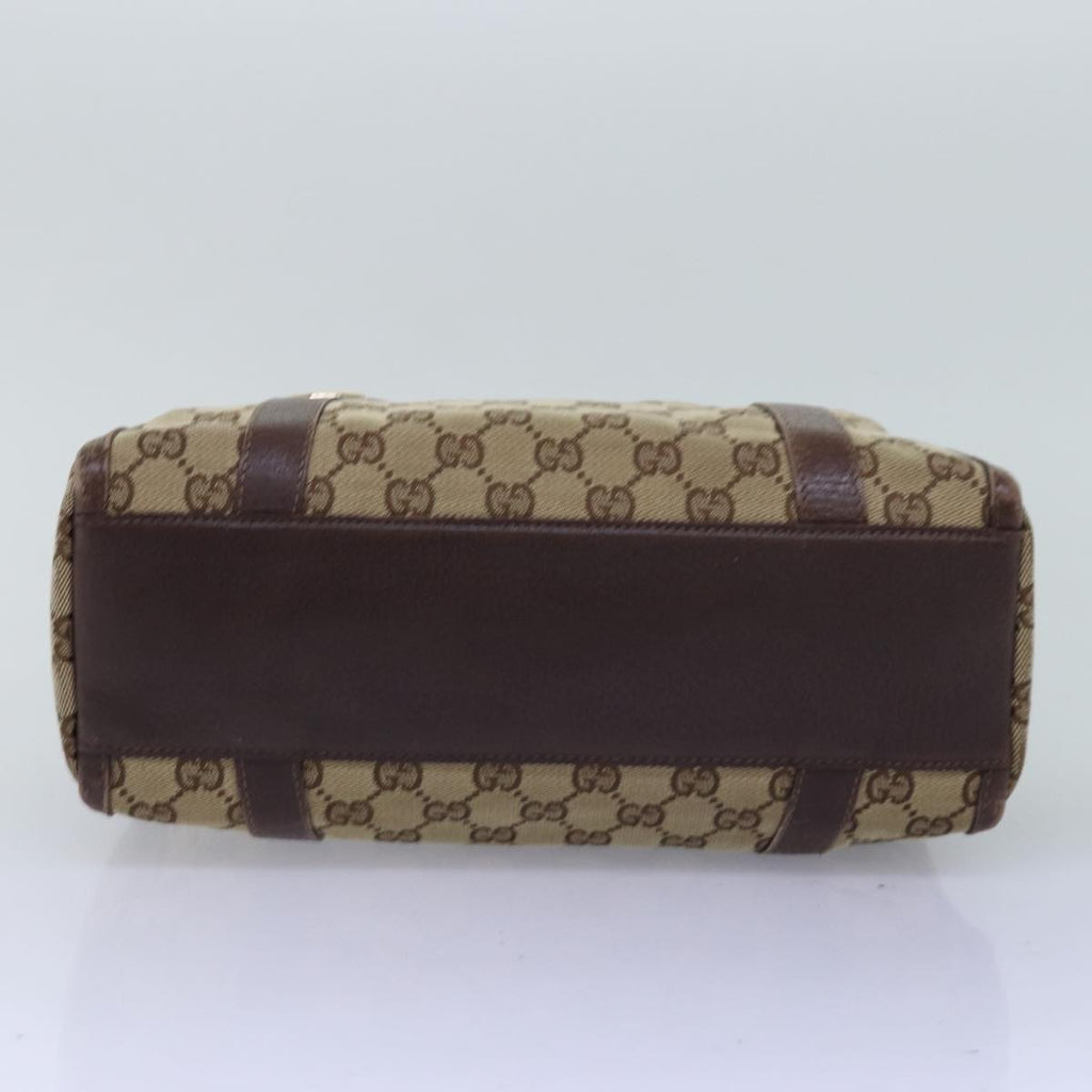 GUCCI GG Canvas Hand Bag Beige 130942 76164