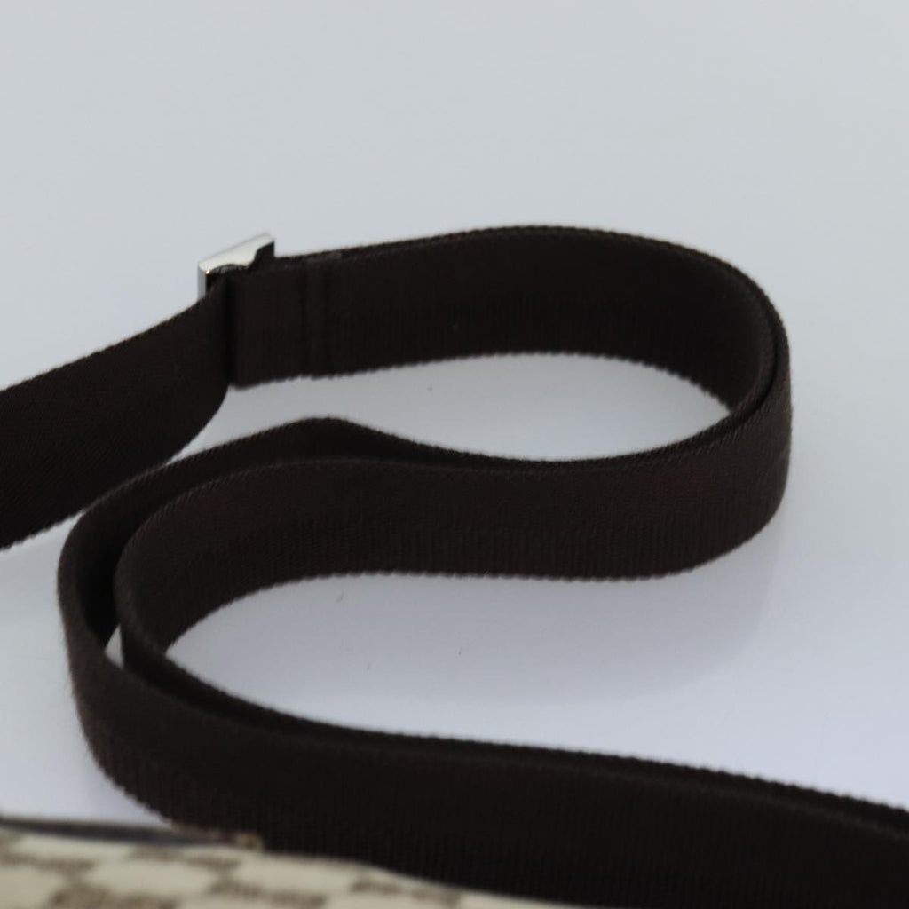 GUCCI GG Canvas Shoulder Bag Beige 114273 76165